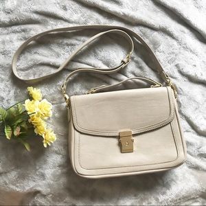 Forever 21 Cream Crossbody Handbag Purse